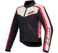 Alpinestars Stella T-Dyno WR Giacca tessile moto da donna, nero-rosso-beige, taglia XS per donne