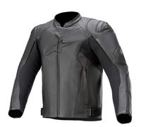 Alpinestars giubbotto in pelle uomo Faster V2 - 1100 Black Black
