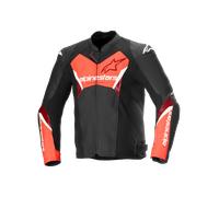 Giacca Pelle FASTER V3 AIRFLOW Nero Rosso ALPINESTARS - AN: 58