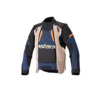 Giacca Moto Alpinestars Halo Drystar Blu Scuro/Kaki Scuro/FluoXL Blu Scuro,Kaki Scuro,Fluo