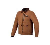 Alpinestars Mustang Giacca tessile da motocicletta impermeabile, marrone, Taglia L