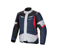 Alpinestars ST-1, giacca tessile impermeabile L male Grigio Chiaro/Blu Scuro/Nero/Rosso