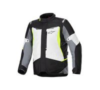 Alpinestars ST-1, giacca tessile impermeabile S male Bianco/Grigio/Nero/Giallo Fluo