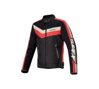 Alpinestars T-Dyno Air Giacca tessile da moto, nero-rosso-beige, taglia 3XL per maschi