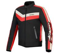 Alpinestars T-Dyno Wr Giacca tessile da moto, nero-rosso, taglia 3XL per maschi