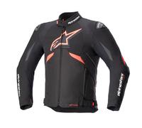 Alpinestars T-GP R V3 Drystar giacca tessile moto impermeabile, nero-bianco-rosso, taglia 2XL per maschi