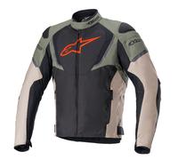 Giacca moto Alpinestars T-JAWS V3 WATERPROOF Nero Verde Militare Sabbia M