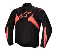 Giacca Moto Alpinestars T-Jaws V4 Nero Rosso Fluo