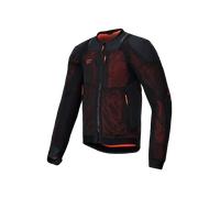 Alpinestars Troop-Air Pro Giacca protettiva, nero-rosso, taglia L per maschi