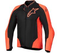 Giacca moto Alpinestars Viper Air V4 rosso fluo-nero 3XL