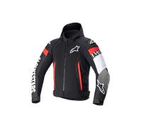 Alpinestars Zaca Air Giacca tessile moto, nero-bianco-rosso, taglia L