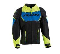 Giacca moto bambino estiva Ixon STRIKER AIR KID Nero blu giallo 6anni