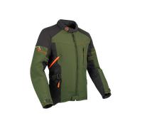 Bering Cobalt, giacca tessile impermeabile L male Verde Scuro/Nero/Arancione
