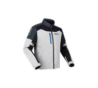 Bering Cronos impermeabile Ripstop Giacca tessile moto, nero-grigio, taglia XL per maschi