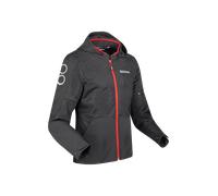 Giacca Moto Bering Profil Nero/RossoXL Nero,Rosso