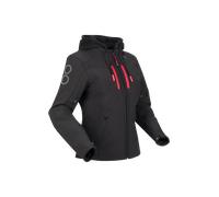 Bering Rotor, giacca tessile impermeabile donna T3 male Nero/Rosso Fluo