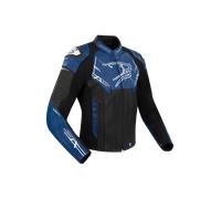 Giacca Moto Bering Snap Nero/BluL Nero,Blu