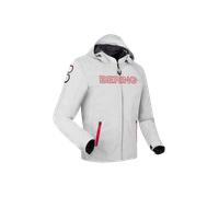 Giacca Moto Bering Warwick Grigio Chiaro/RossoXXL Grigio Chiaro,Rosso