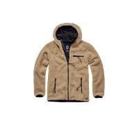 Brandit Teddyfleece Worker Jacket, Uomo, Camel, XL