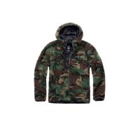 Brandit Teddyfleece Worker, felpa con zip XXL male Woodland