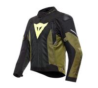 Giacca Moto D-DRY Uomo Dainese SUPER SPRINT Impermeabile Black/Green/Fluo Yellow
