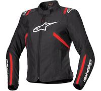 Giacca moto da donna Alpinestars Stella T-SPS 2 Impermeabile nero-bianco-rosso fluo XS
