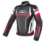 Giacca Moto da Donna Clover Airblade-4 Sport Lady Black/Red 1766B/R