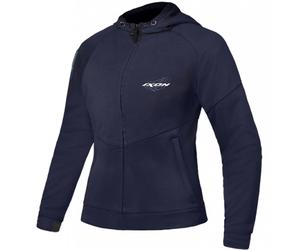 Giacca moto da donna IXON Touchdown blu-argento 4XL