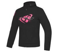 Giacca moto da donna IXON Touchdown nero-rosa XS