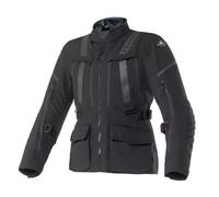 Giacca Moto da Donna Touring Clover Savana-4 WP Lady Black 17002-N/N