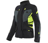 Giacca Moto Dainese Carve Master 3 Lady Gore-Tex Nero/Ebano/Giallo Flo