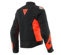 Giacca moto Dainese Energyca Air Nero Rosso Fluo