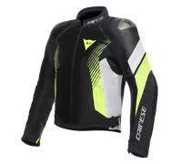 Giacca ABSOLUTESHELL™ Uomo Dainese SUPER RIDER 2 Black/Dark-Gull-Gray/Fluo-Red Taglia:52