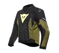 Giacca Moto Dainese Super Sprint Nero Verde Giallo Fluo