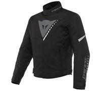 Giacca Moto Dainese Veloce D-Dry Impermeabile Nero Grigio Antracite Bianco