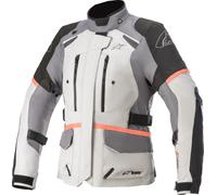 Alpinestars Andes v3, giacca tessile donna impermeabile XL female Grigio Chiaro/Grigio Scuro/Nero/Rosso Chiaro