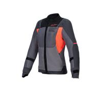Alpinestars Stella ST-2 Air Giacca tessile moto da donna, nero-grigio-arancione, taglia S per donne