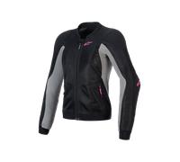 Alpinestars Stella Troop-Air Pro Giacca protettiva da donna, nero-grigio-rosa, taglia M per donne