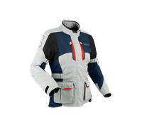 Bering Giacca moto Siberia Lady impermeabile tessile Grigio/Blu/Rosso Taglia 38