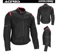 Acerbis Giacca Donna (CE) Ramsey Vented 2.0 estiva Nero Rosa taglia M