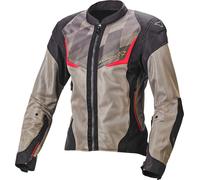 Giacca moto donna estiva Macna Orcano Verde scuro Rosso Nero XS