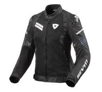 Giacca moto donna estiva Revit Apex Air H2O Nero Bianco 42