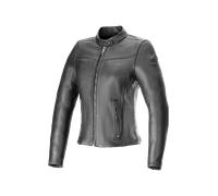 Alpinestars Tory Giacca in pelle da moto da donna, nero, taglia S per maschi