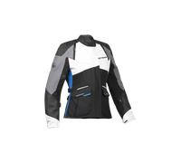IXON Giacca moto Balder Tessile Donna Nero/Grigio/Blu Taglia L