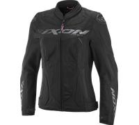 Ixon Ionix Giacca tessile moto da donna, nero, taglia XS per donne