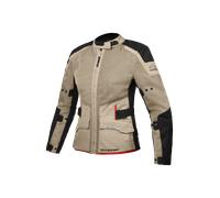 Giacca Moto Donna Ixon M-NJORD Sabbia/Nero/Rosso3XL Sabbia,Nero,Rosso