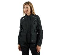 Ixon Midgard Giacca tessile da moto da donna impermeabile, nero, taglia XS per donne