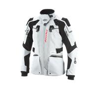 Giacca da moto da donna IXON Odin grigio chiaro-nero 3XL