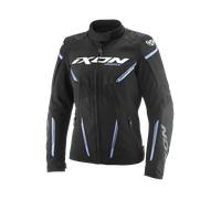 Ixon Striker 2 impermeabile Giacca tessile moto da donna, nero/viola, Taglia XL