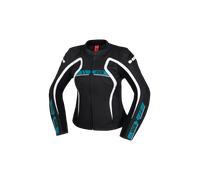 IXS RS-600 1.0 Giacca donna moto in pelle, nero-blu, taglia 36 per donne